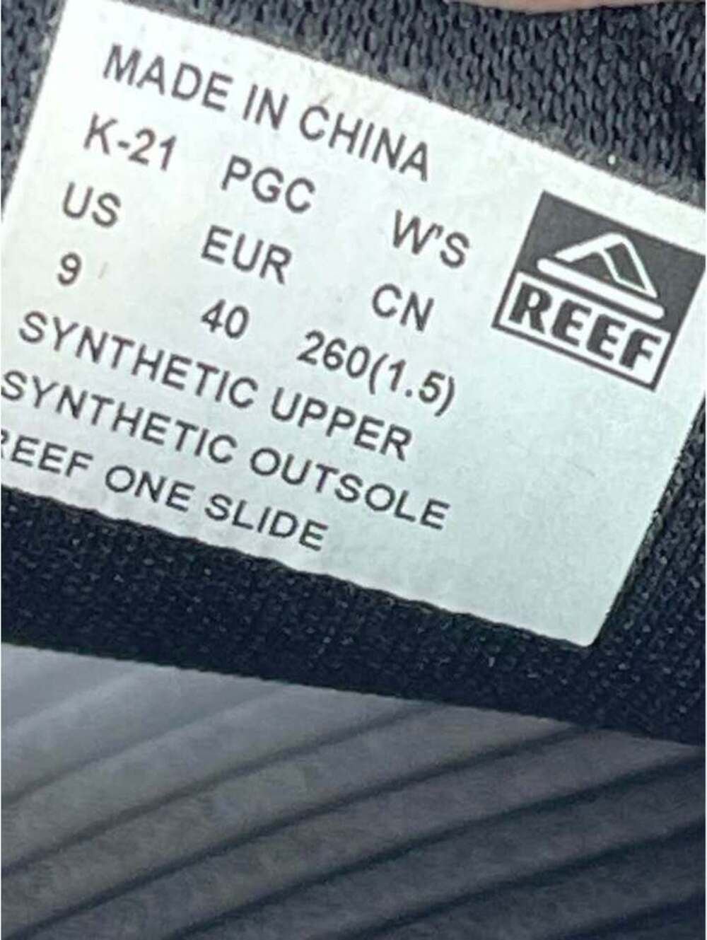 Reef One Slide Women's Size 9 - Picture 4 of 4